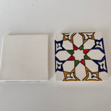 MyTindy Ceramic tiles Hand painted floral tiles 4"x4" 100% Handmade for Bathroom Remodeling and kitchen Projects works wall and ground ,, view 3