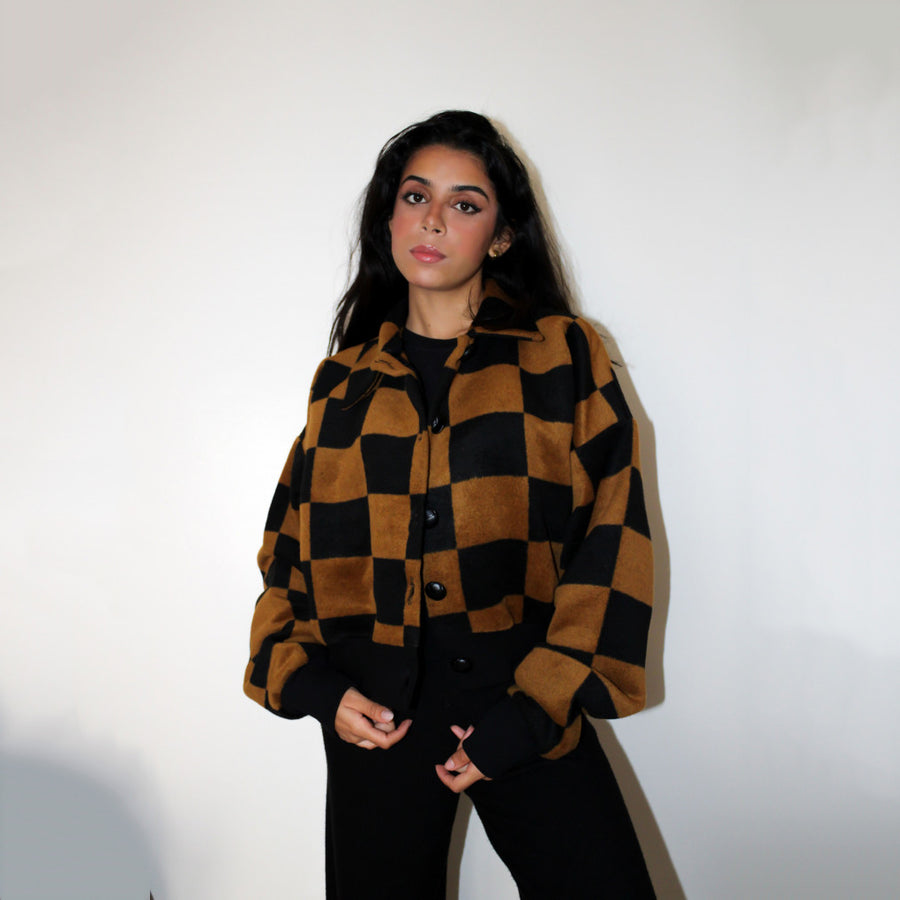 MyTindy Checkered Jacket