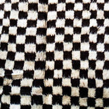 MyTindy Black and White Checkers Moroccan Rug, view 3
