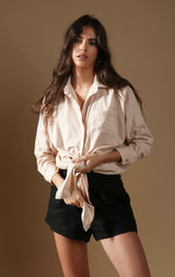 MyTindy Linen Shirt Lina Rose Nude, view 2