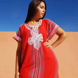 MyTindy Red Moroccan Gandoura, view 3