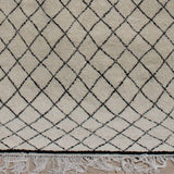 MyTindy Classic Black and White Beni Ourain Moroccan Carpet, view 4