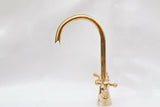 MyTindy Classic Brass Countertop Vanity Faucet, view 3