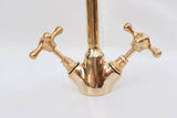 MyTindy Classic Brass Countertop Vanity Faucet, view 4