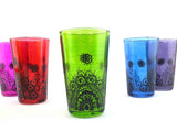 MyTindy Colored Moroccan Tea Glasses Cups , Set Of 6, view 3