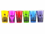 MyTindy Colored Moroccan Tea Glasses Cups , Set Of 6, view 4