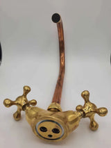 MyTindy Copper and Brass Moroccan Vanity Sink Faucet, view 2