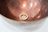 MyTindy Copper Moroccan Vessel Sink, Handcrafted Engraved Washbasin, view 5