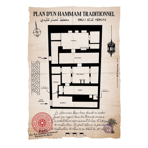 MyTindy Plan of a traditional Hammam (2) Poster