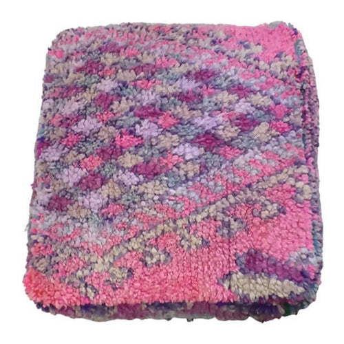 MyTindy Moroccan Pouf Kilim Purple