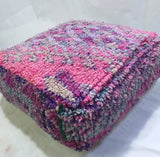 MyTindy Moroccan Pouf Kilim Purple, view 2