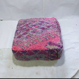 MyTindy Moroccan Pouf Kilim Purple, view 4