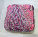 MyTindy Moroccan Pouf Kilim Purple, view 6