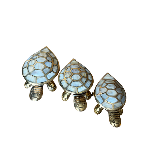 MyTindy Copy of Turtle Set - White & Gold