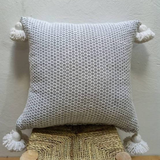 MyTindy Moroccan Pom Pom Pillow Cover, view 3