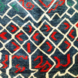 MyTindy Cross Blue and Red Moroccan Rug, view 3