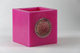 MyTindy Cubic tealight holder with wood or copper inlay - CUBIPHORE, view 3