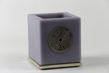 MyTindy Cubic tealight holder with wood or copper inlay - CUBIPHORE, view 5
