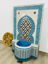 MyTindy Custom Mosaic Fountai for Outdoor/Indoor -  Mid Century Fountain water inside Modern Flair - Moroccan Hung or Floor Fountain, view 2