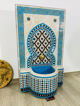 MyTindy Custom Mosaic Fountai for Outdoor/Indoor -  Mid Century Fountain water inside Modern Flair - Moroccan Hung or Floor Fountain, view 4