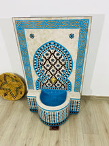MyTindy Custom Mosaic Fountai for Outdoor/Indoor -  Mid Century Fountain water inside Modern Flair - Moroccan Hung or Floor Fountain, view 5