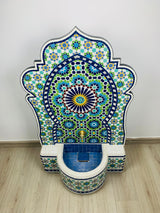 MyTindy Custom Mosaic Fountai for Outdoor/Indoor -  Mid Century Fountain water inside Modern Flair - Moroccan Hung or Floor Fountain, view 2