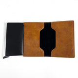 MyTindy Customised leather wallet with laser engraving, view 4