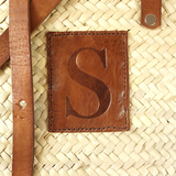MyTindy Customizable Leather Initials Basket Monogram, view 3