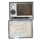 MyTindy Customized leather wallet, pen and key holder pack, view 2
