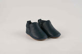 MyTindy Cuteshez Basic Blue Leather Slippers for Kids, view 2
