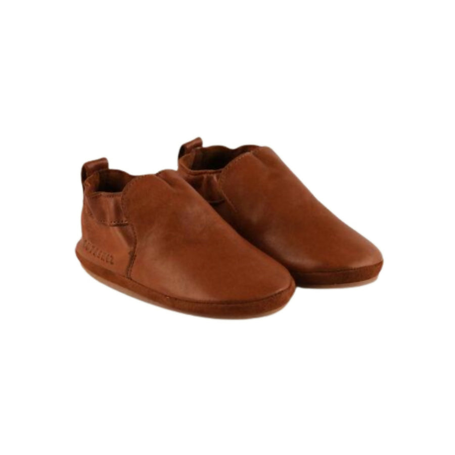 MyTindy Cuteshez Basic Tobacco Leather Slippers for Kids