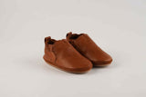MyTindy Cuteshez Basic Tobacco Leather Slippers for Kids, view 2