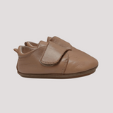 MyTindy Cuteshez Beige Derby Leather Slippers for Kids, view 2