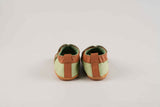 MyTindy Cuteshez Green palm Leather Slippers for Kids, view 4