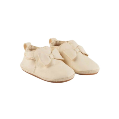 MyTindy Cuteshez White Butterfly Leather Slippers for Kids