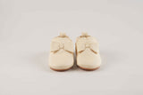 MyTindy Cuteshez White Butterfly Leather Slippers for Kids, view 3