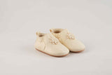 MyTindy Cuteshez White Flower Leather Slippers for Kids, view 2