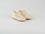 MyTindy Cuteshez White Printed Flower Leather Slippers for Kids, view 2