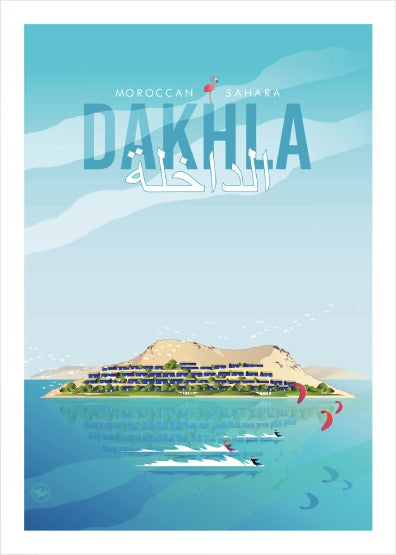 MyTindy Dakhla Attitude by Hugo & Grafik - Poster