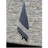MyTindy Dark Blue Moroccan Towel, view 5