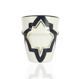 MyTindy Dark Blue pattern Coffee Cups, view 2