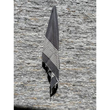 MyTindy Dark Grey Moroccan Towel, view 3