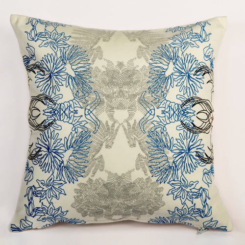 MyTindy DELICATESSEN BLUE PILLOWCASE