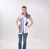 MyTindy Denim vest with inserts, view 3