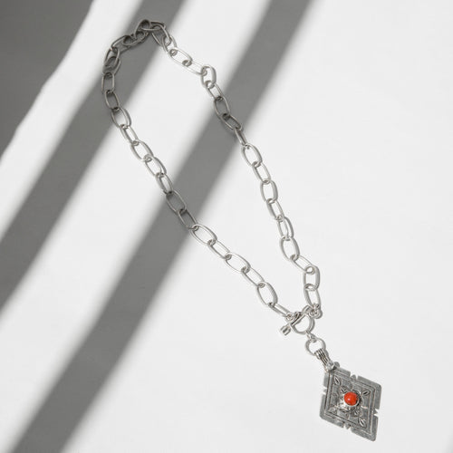 MyTindy Diamond Coral Necklace