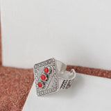 MyTindy Diamond Coral Ring, view 2