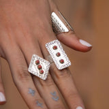 MyTindy Diamond Coral Ring, view 3