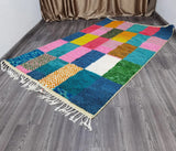MyTindy Handmade Boujaad Moroccan Wool Rug - Elevate Your Space with Multicolor Elegance, view 2