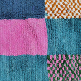 MyTindy Handmade Boujaad Moroccan Wool Rug - Elevate Your Space with Multicolor Elegance, view 3