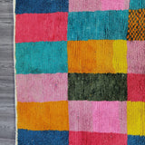 MyTindy Handmade Boujaad Moroccan Wool Rug - Elevate Your Space with Multicolor Elegance, view 5